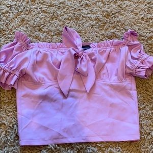 Prettylittlething cute ruffle top